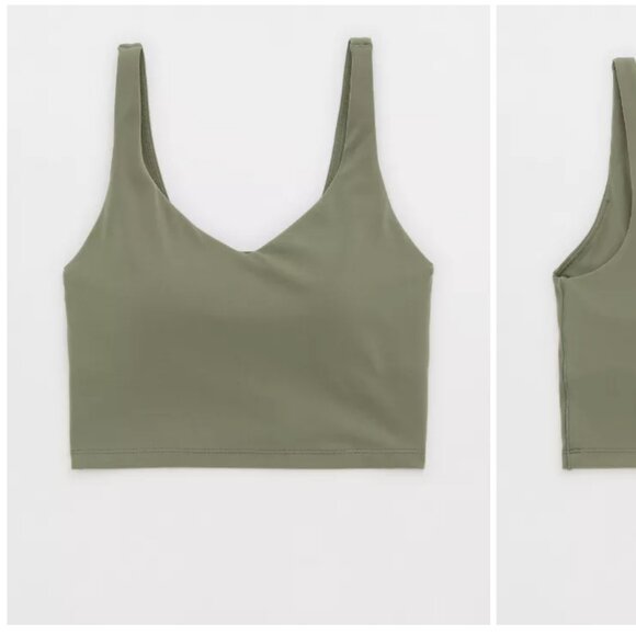 OFFLINE By Aerie Real Me Low Key Longline Sports Bra - Picture 1 of 3